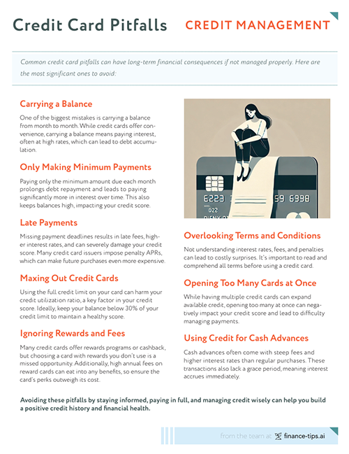 card pitfalls