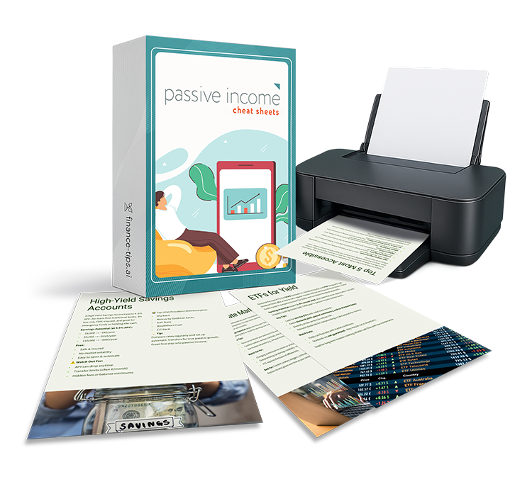 passive income cheat sheets
